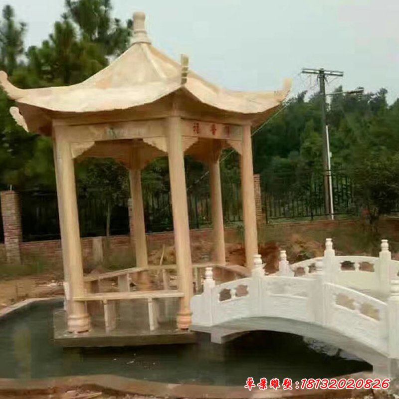 单层石凉亭 (13)