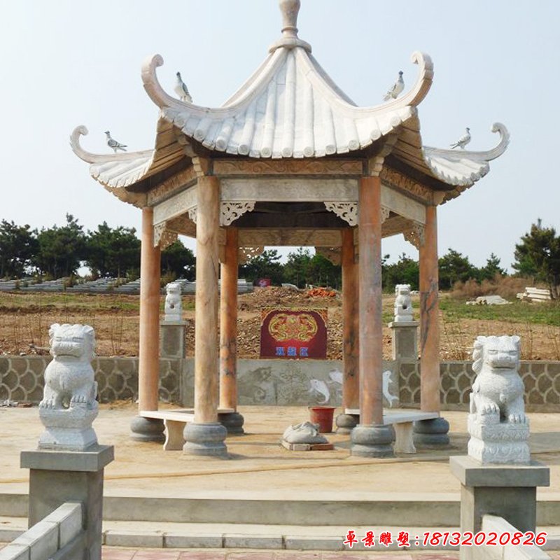 单层石凉亭 (152)