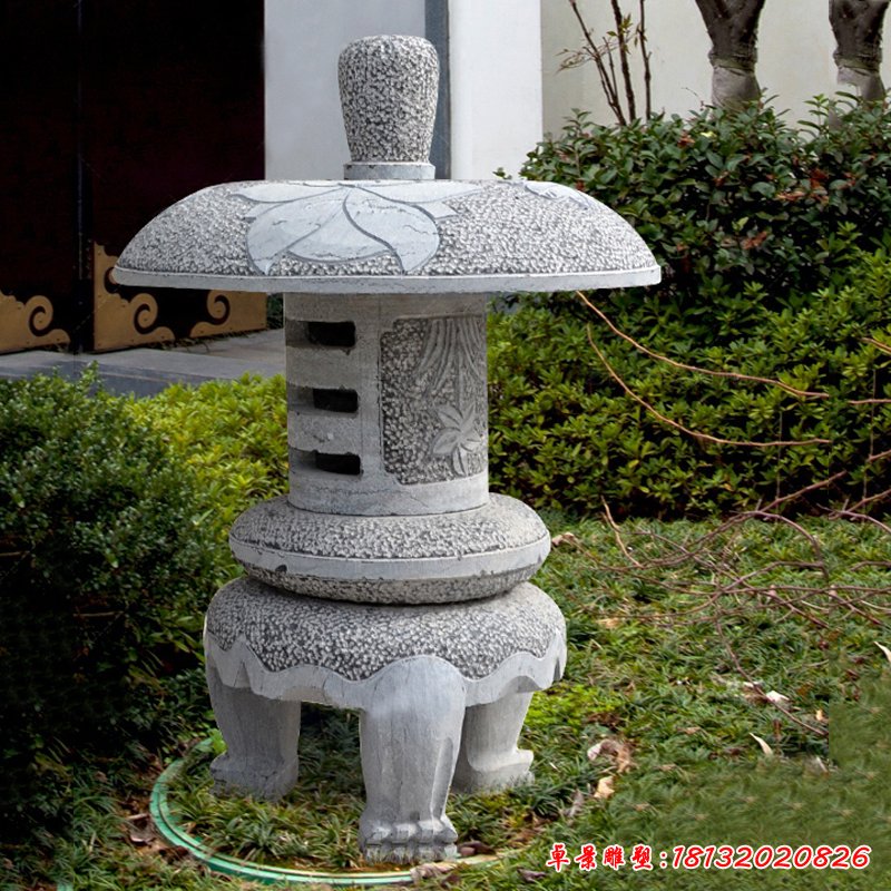 石灯雕塑，园林景观雕塑