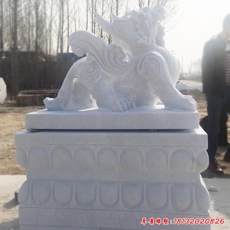 汉白玉招财貔貅石雕 (66)