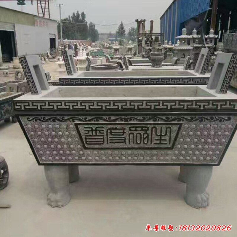 方形香炉石雕 (18)