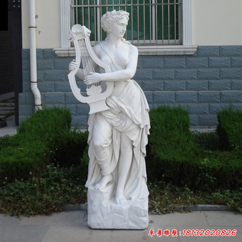 西方美女石雕，汉白玉西方美女石雕，人物石雕 (7)