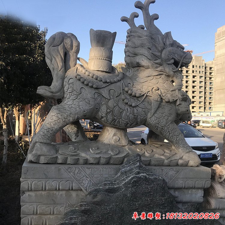 仿古麒麟石雕 (21)