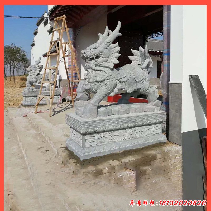 仿古麒麟石雕 (20)