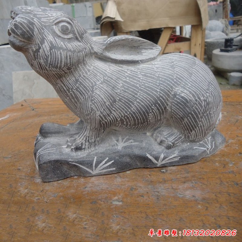 生肖兔石雕 (43)