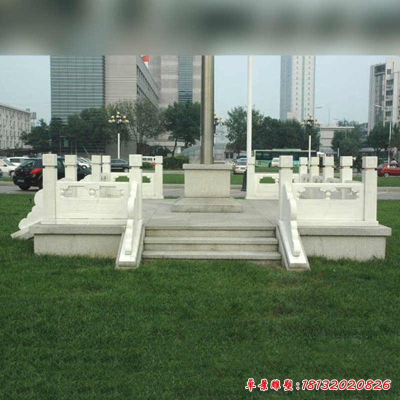 升旗台石雕，国旗台石雕
