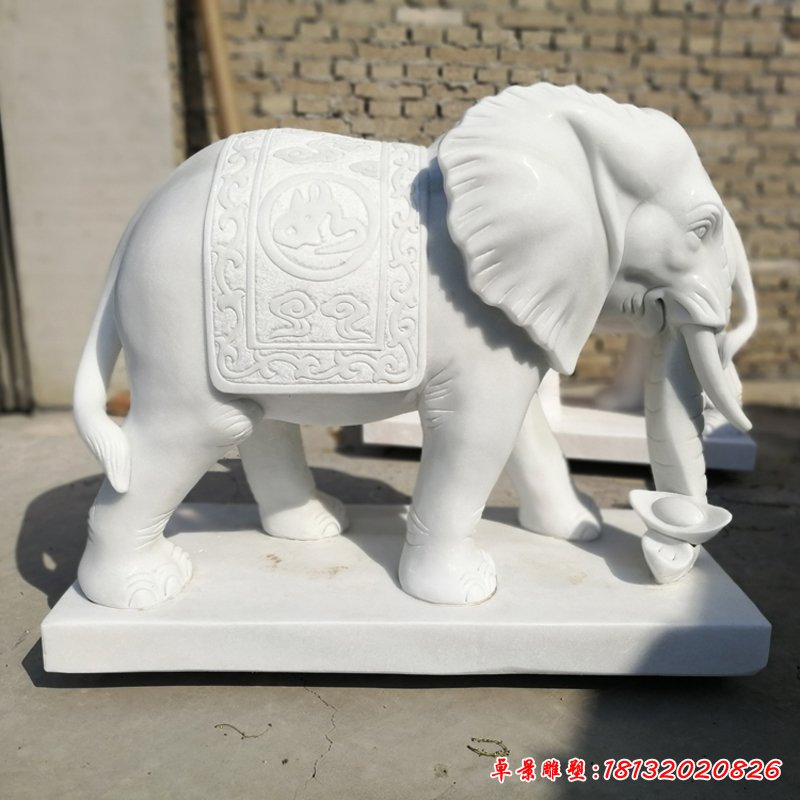 大理石大象雕塑 (361)