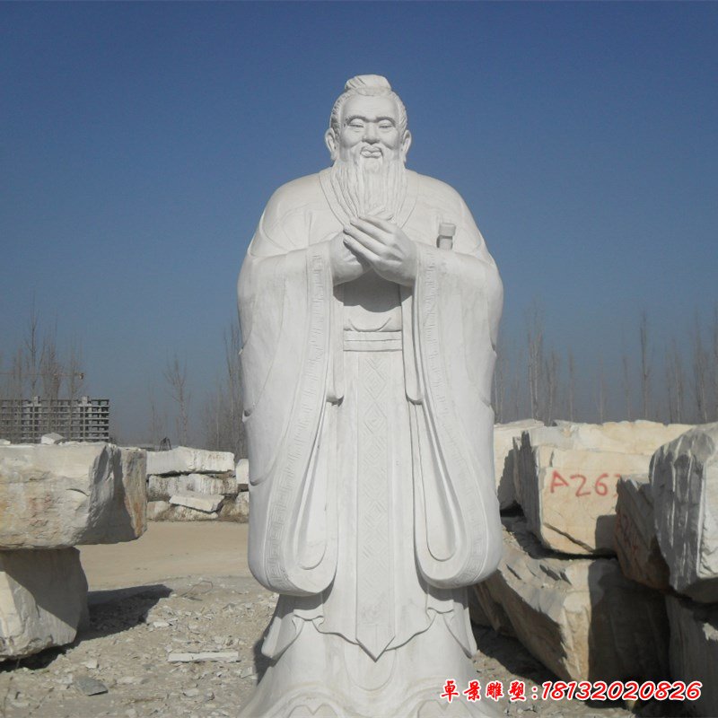 大理石孔子雕塑 (70)