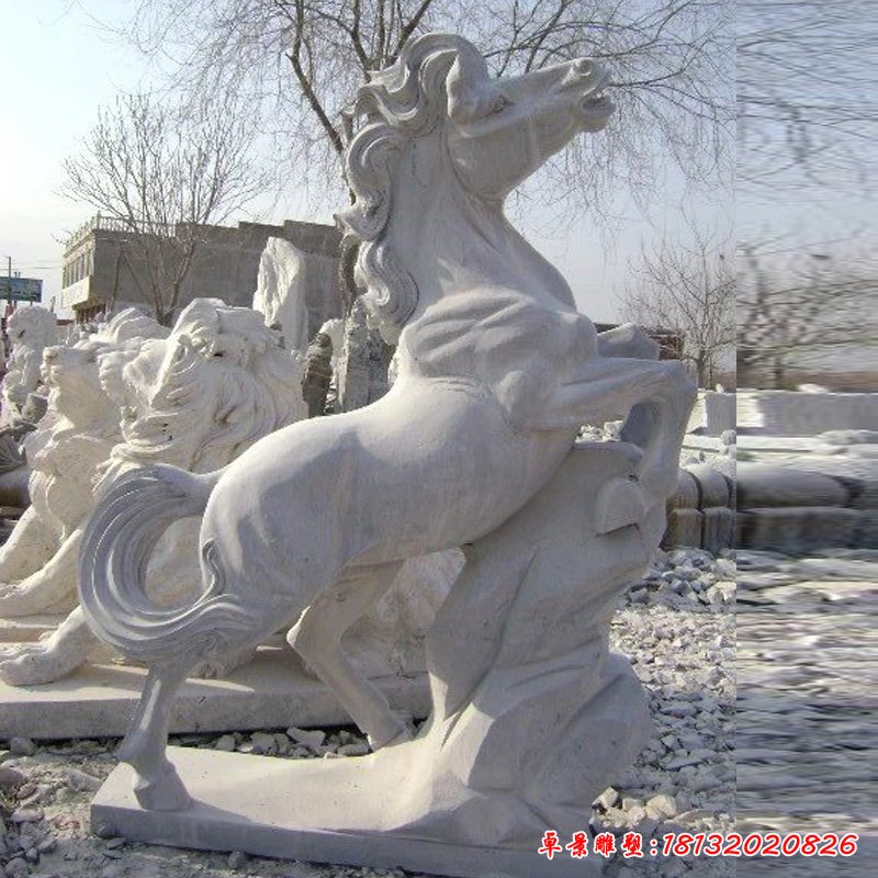 大理石生肖马雕塑 (75)