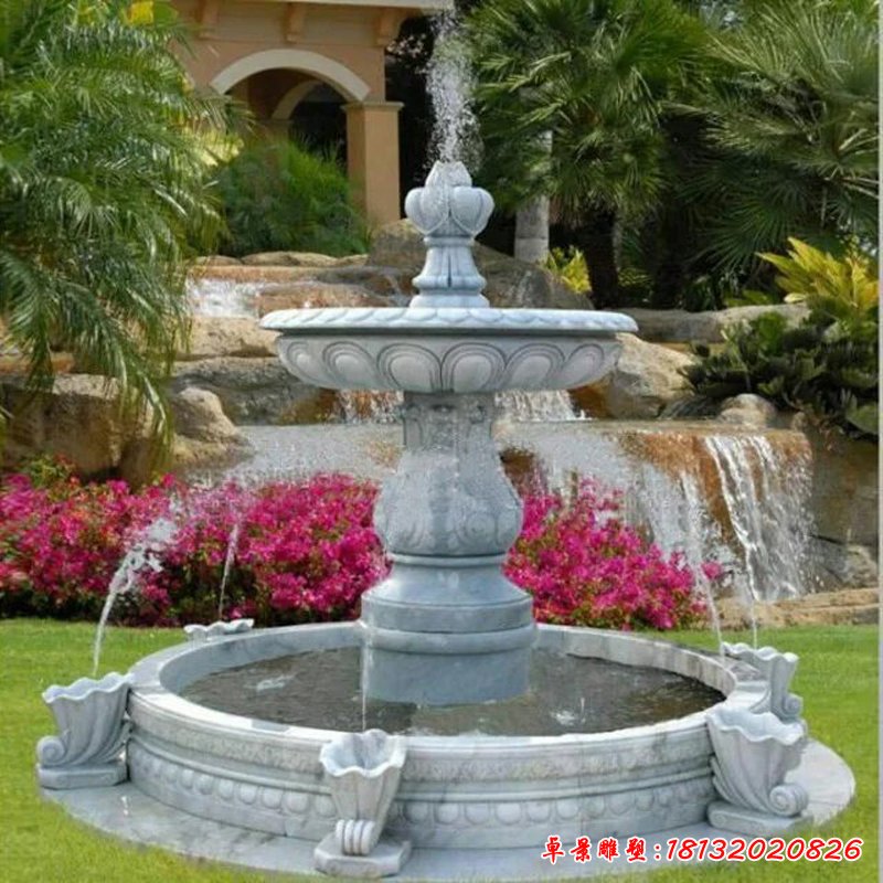 大理石石头喷泉
