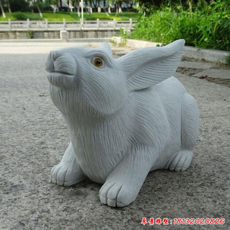 生肖兔石雕 (17)