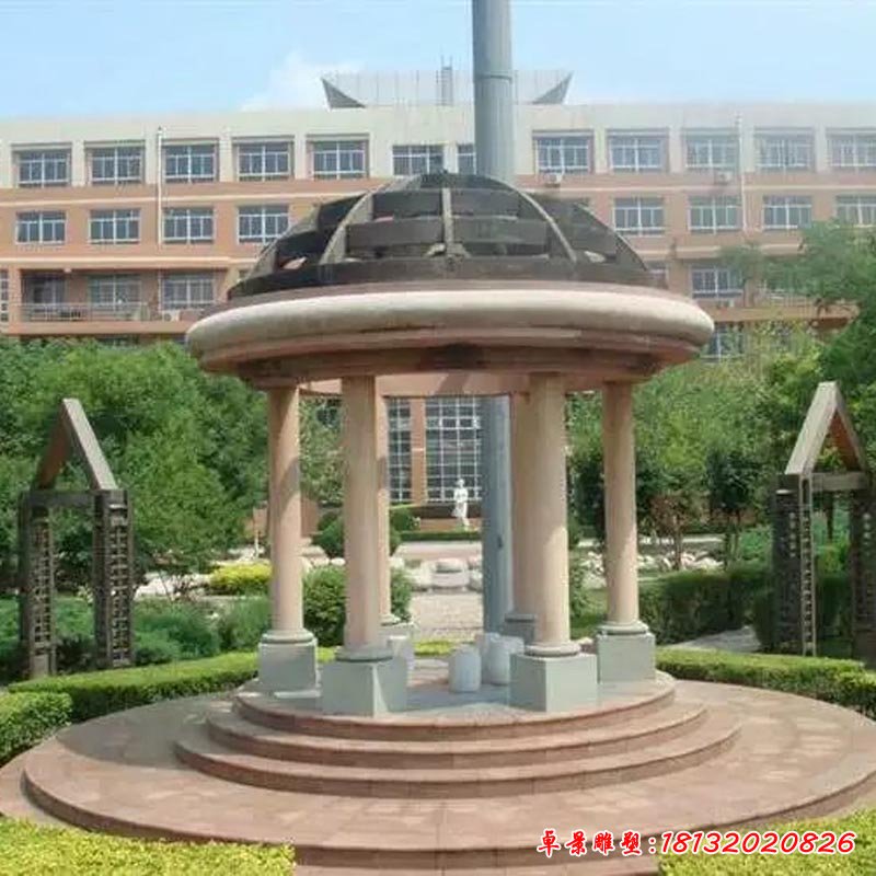 欧式圆顶石凉亭 (86)