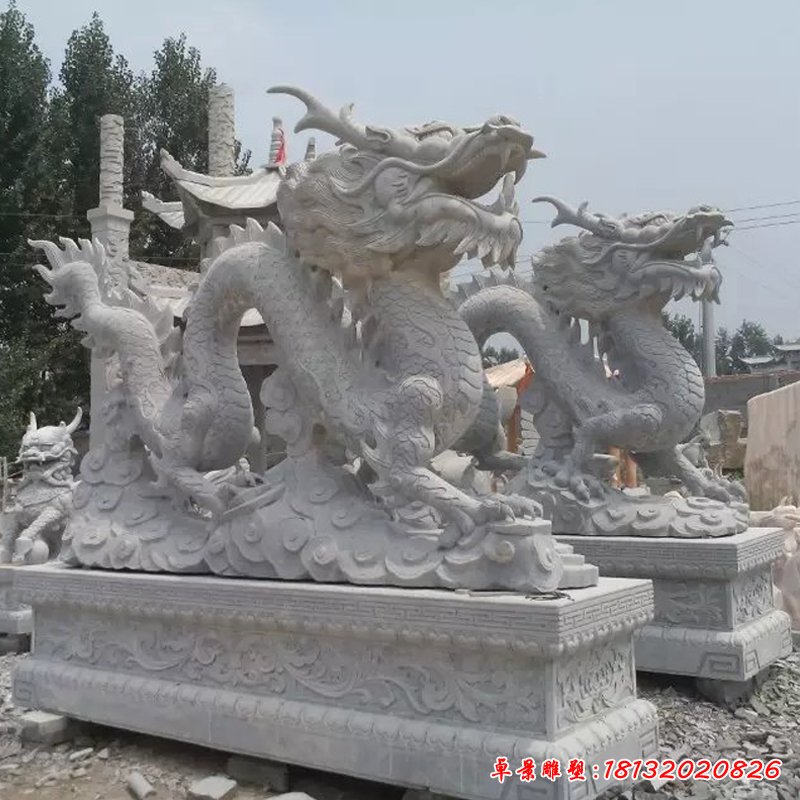 大理石生肖龙雕塑 (64)