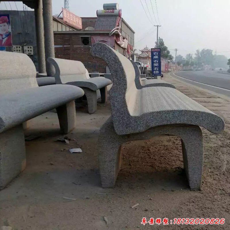 大理石石凳子石头凳子 (3)