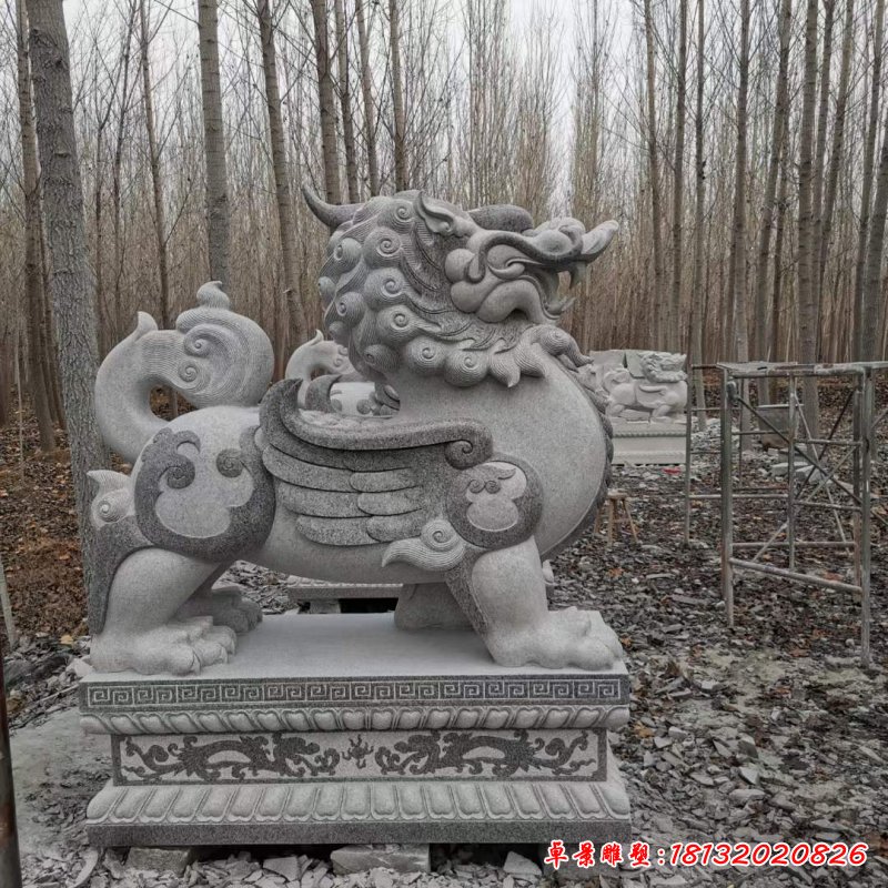 大理石貔貅雕塑