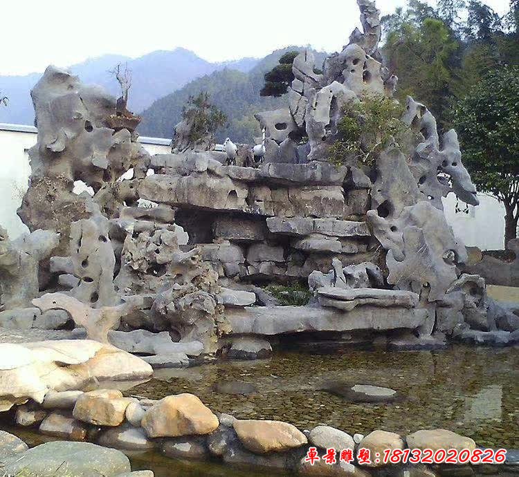 太湖石假山石雕 (2)