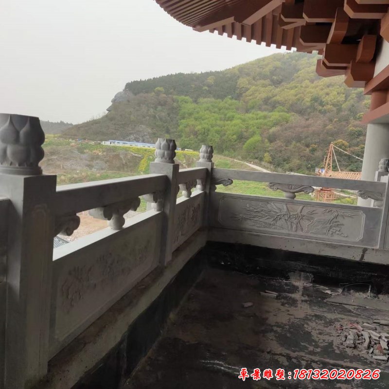 石雕景区栏板雕塑 (2)