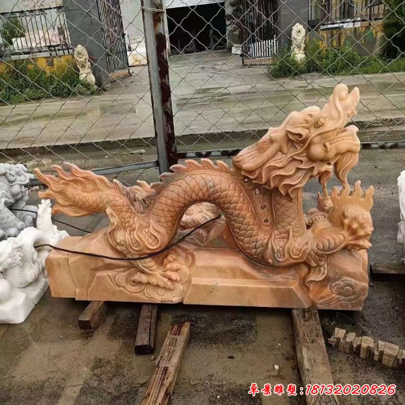 石雕动物龙雕塑 (1)_副本