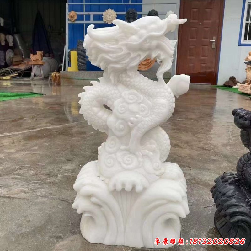 石雕动物龙雕塑 (3)_副本