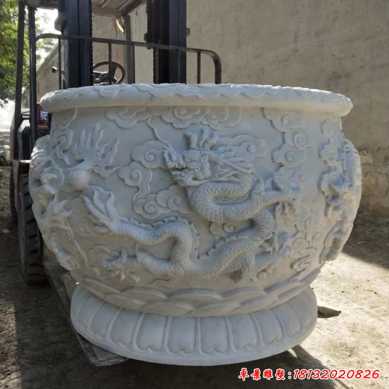 石雕仿古花盆雕塑 (6)_副本