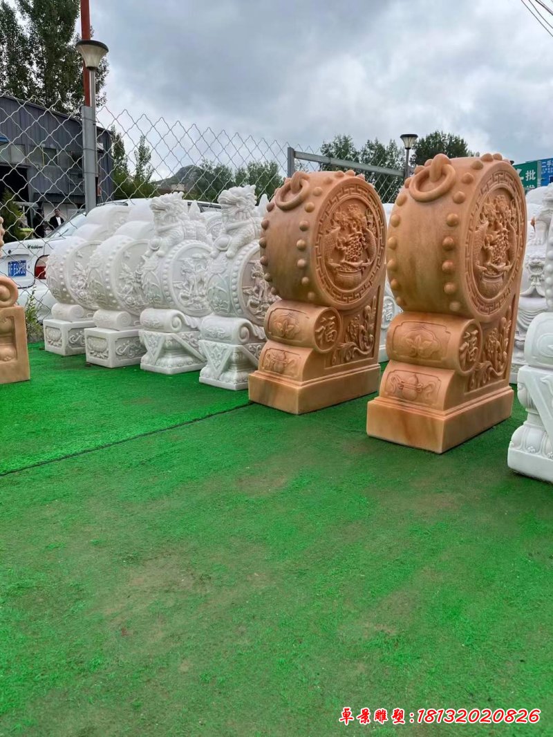 大理石仿古门墩雕塑 (1)