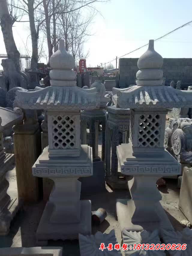 石雕庭院仿古石灯 (1)