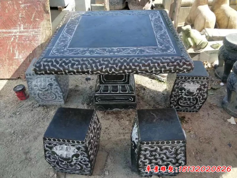 石雕仿古庭院石桌