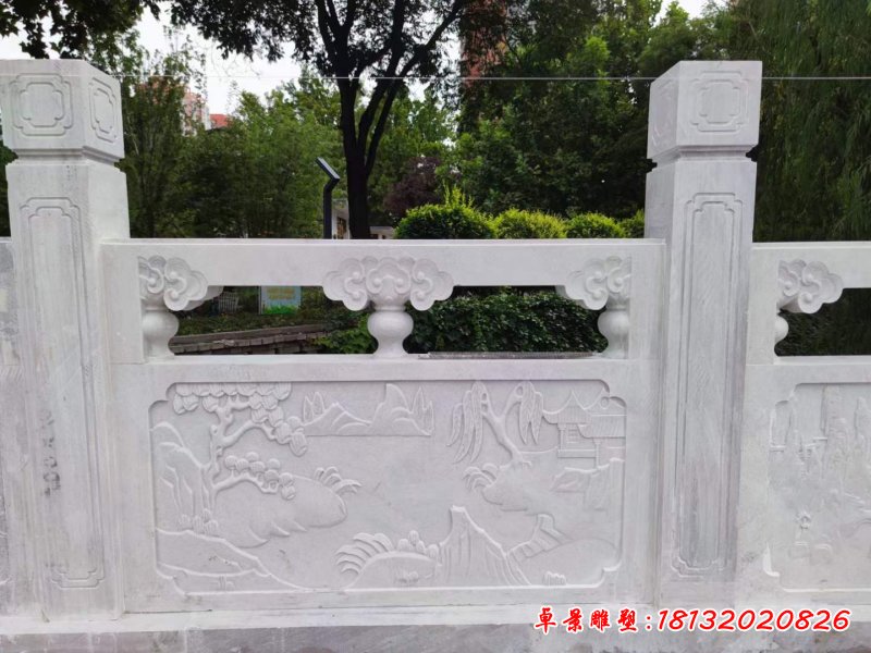 石雕栏板雕塑 (1)