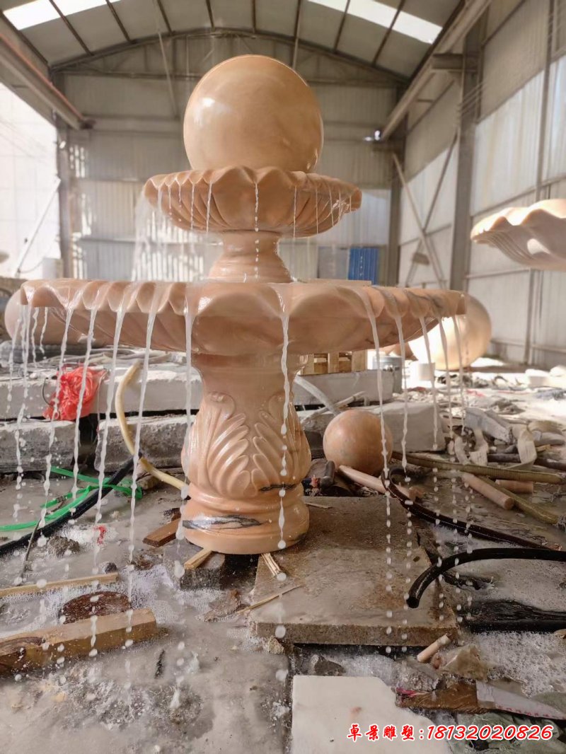 石雕公园风水球雕塑 (2)