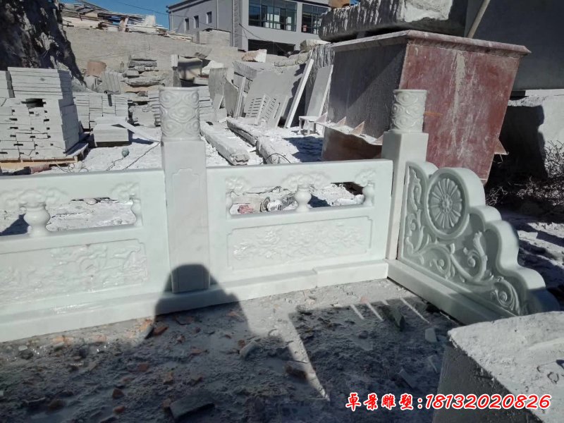 石雕室外景观栏板雕塑 (3)