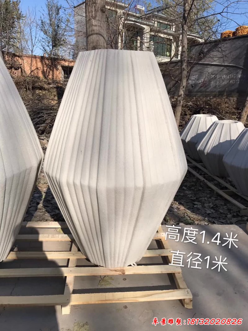 石雕公园石灯雕塑 (1)