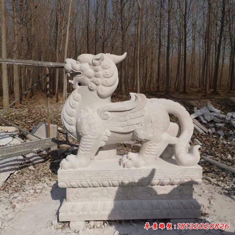 镇宅动物貔貅石雕 (1)