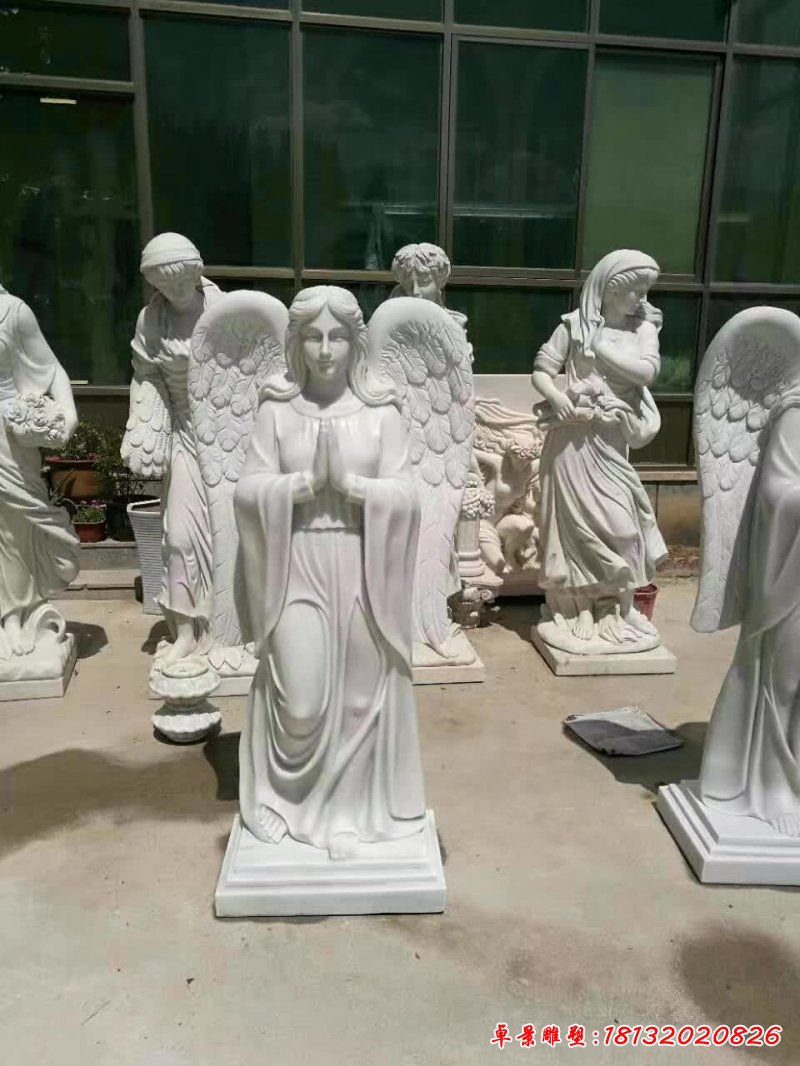 石雕西方教堂人物雕塑 (1)