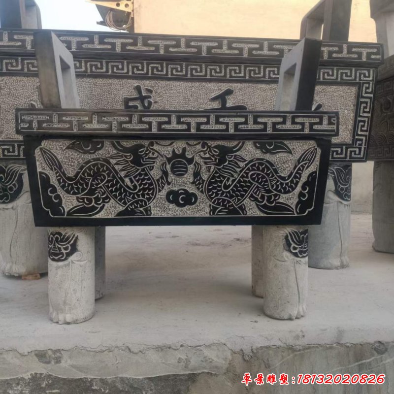 石雕寺庙香炉雕塑