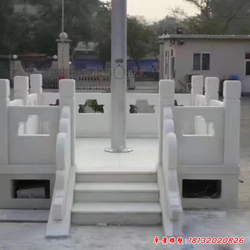 石雕校园升旗台雕塑 (6)_副本