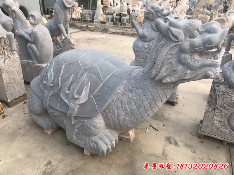 龙龟动物石雕 (2)