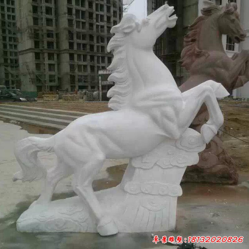 大理石生肖马雕塑 (11)