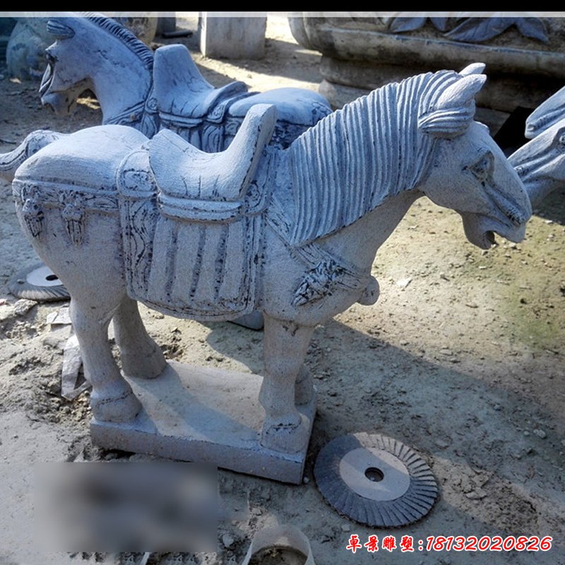 大理石生肖马雕塑 (21)