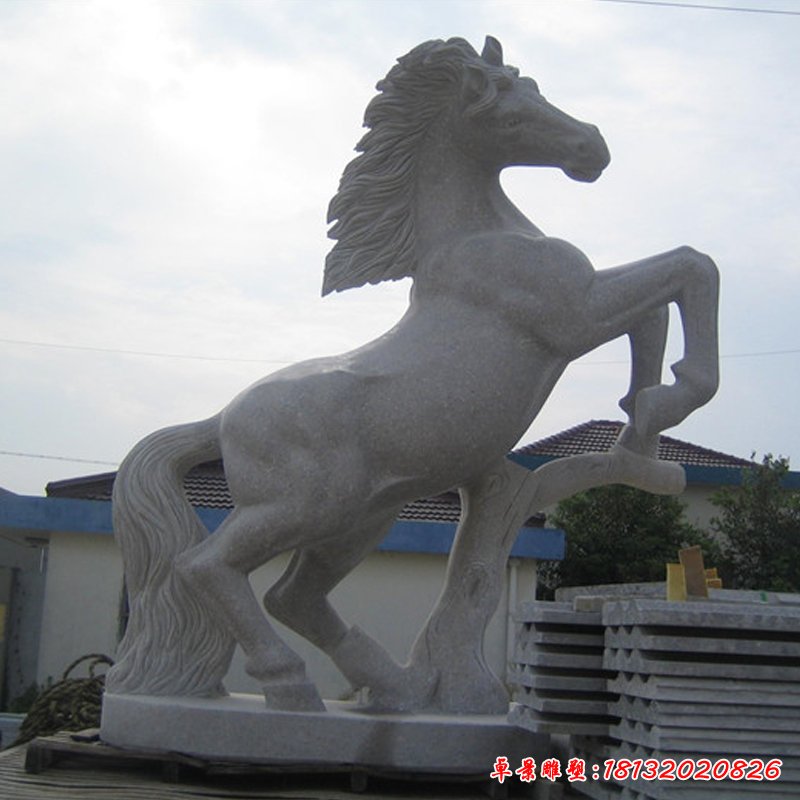 大理石生肖马雕塑 (24)