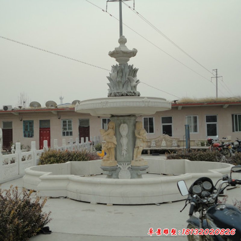 大型喷泉石雕，欧式喷泉雕塑