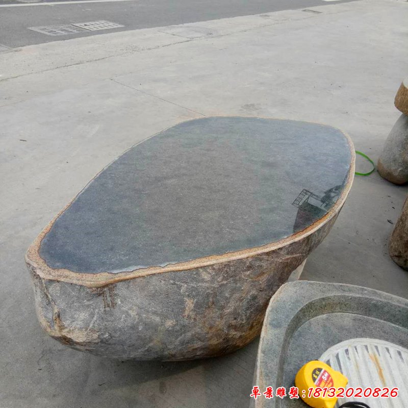 创意桌凳石雕 庭院异形桌凳