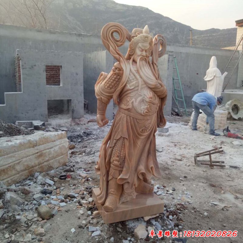 大型关公石雕 (1)