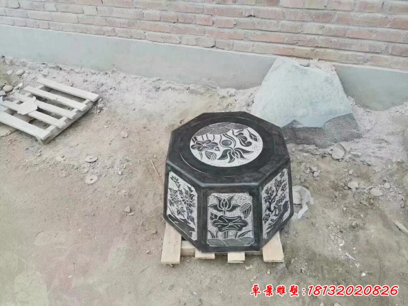 石雕仿古石凳雕塑 (1)