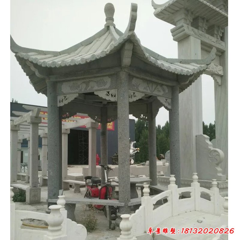  单层石凉亭 (12)