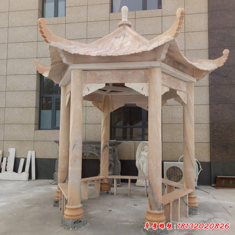 单层石凉亭 (14)