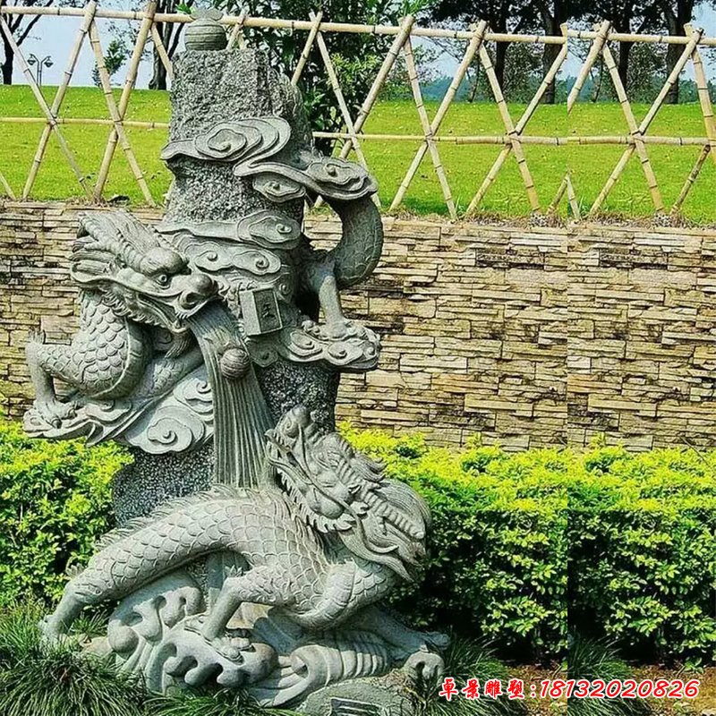 大理石生肖龙雕塑 (37)