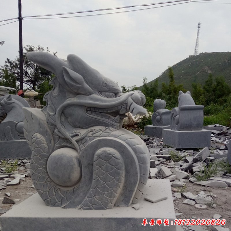 大理石生肖龙雕塑 (38)