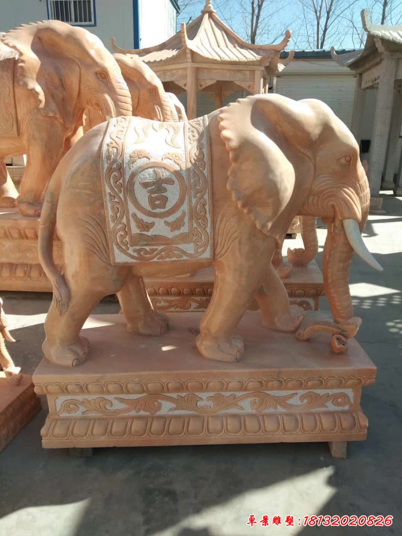 大象动物石雕 (103)
