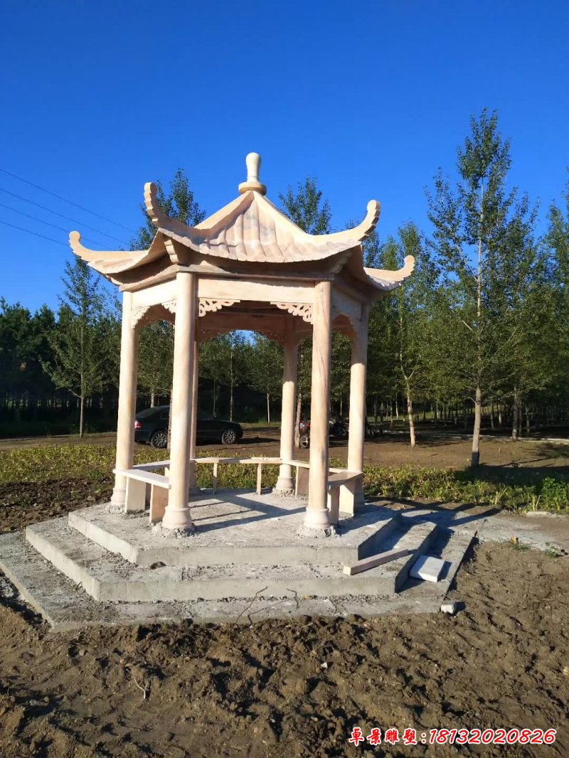 凉亭景观石雕 (10)