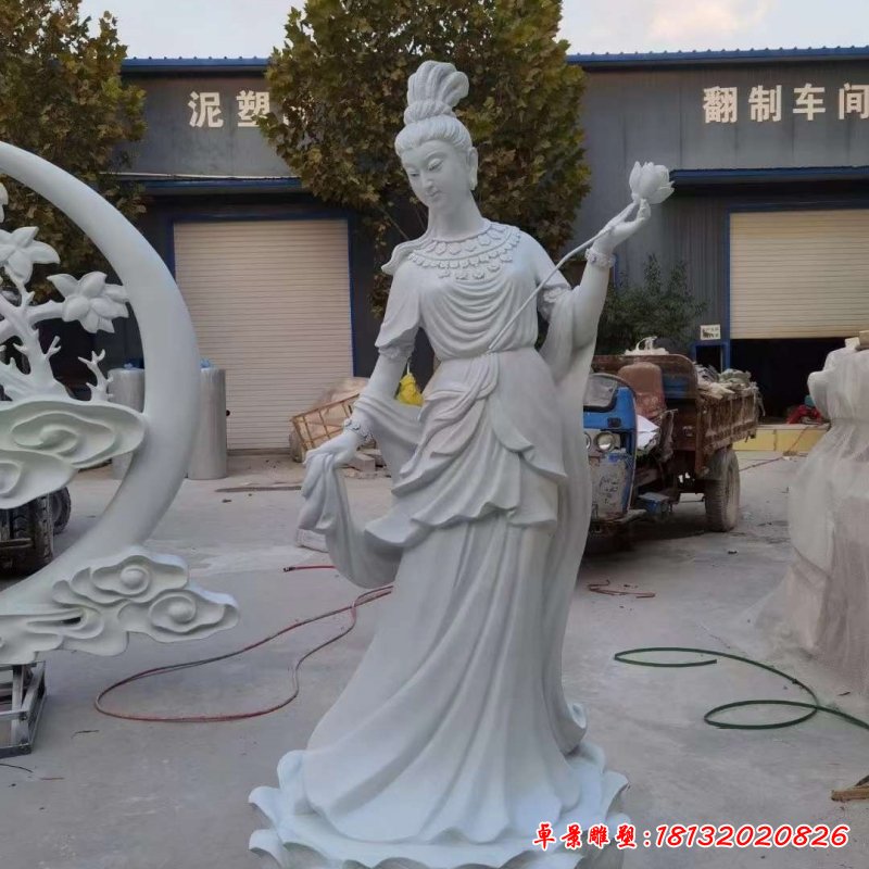 石雕天女散花雕塑 (4)_副本